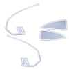 BMW R Nine T Pure (2014-2021) 1 Set Silver Stickers Rear Pillion Seat Cowl