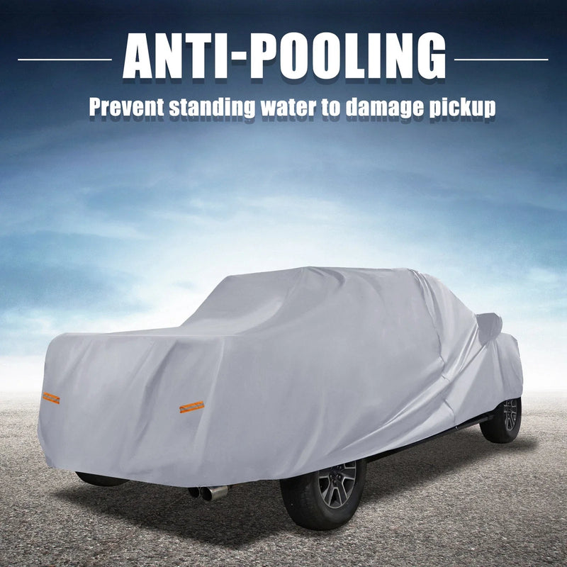 Ford F150 Crew Cab 04-21 Sun Rain Protection Gray Pickup Truck Cover