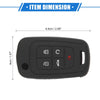 Chevrolet Camaro (2010-2019) Black 2 x 5 Button Smart Remote Key Shell