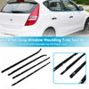Hyundai I30 Hatch 4pcs Weather Strip Window Moulding Trim Seal (07-12)