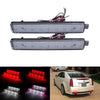 Cadillac CTS / GMC Acadia Clear Lens Rear Bumper Reflector Brake Light