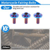 Harley Street Glide Bolts / Windshield / Titanium Burnt Blue (2006–2013)