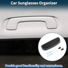 Jeep Renegade 2015-2017 Eyeglasses Holder Storage Box Black Sunglasses Case