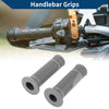 7/8" 22mm Motorcycle Hand Grips Rubber Gray