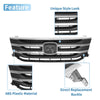 Honda Odyssey (2011-2012) Chrome Silver Tone Front Upper Bumper Grille
