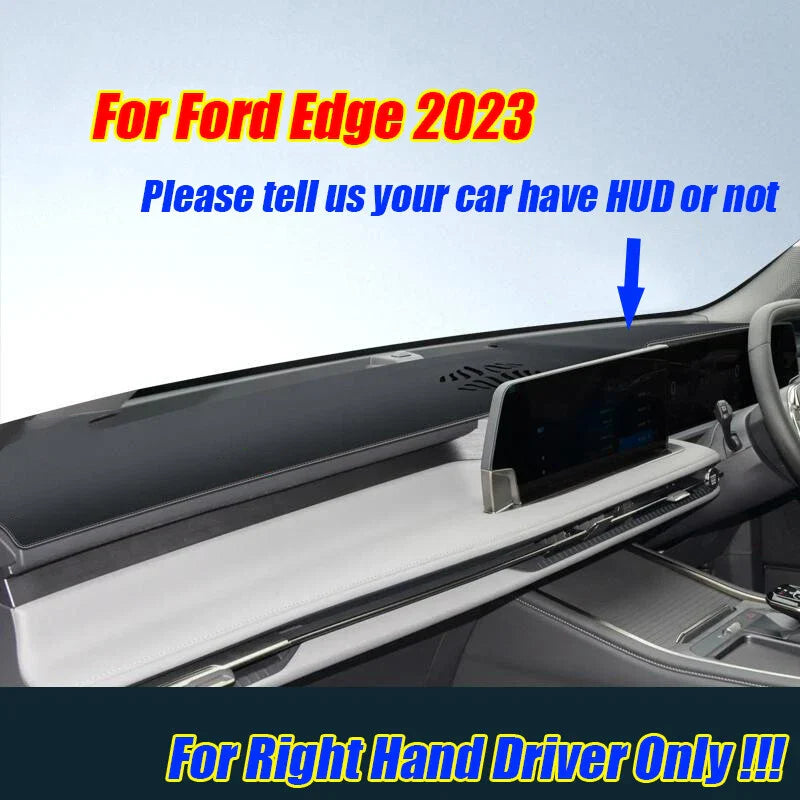 Ford Edge RHD Leather Dashboard Cover Dash Protector Pad Mat (2023–2023)