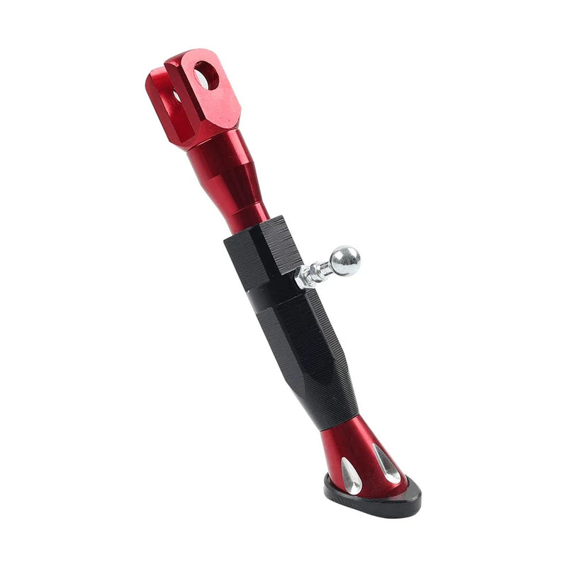 Motorcycle Red Motorcycle Universal Adjustable Kickstand Foot