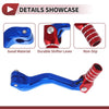 Kayo T2 Folding Motorcycle Gear Shifter Lever Blue Red Silver Tone