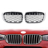 BMW X3 F25, X4 F26 Front Bumper Kidney Grille (2014-2017)