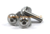 Ducati 699 Vite E Dado Kit M4 x10 Bulloni Acciaio Inox + Gomma