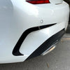 BMW 3 Series G20 Rear Bumper Side Spoiler Trim Canards (2019-2021)