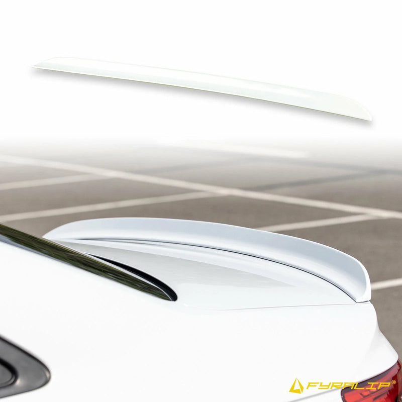 Audi A4 B5 Sedan White Boot Lip Spoiler (1995-2001)