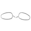 Make & Model 2 x 10mm Chrome Thread Oval Side Mirrors