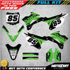 Kawasaki KX 85 (2014-2021) KING Style Stickers Custom Graphics Full Kit