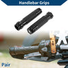 Motorcycle Aluminum Handlebar Grips Black Hand Grips Cover 23x23 mm