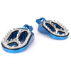 Suzuki RMZ250 RMZ450 Aluminum Footpegs  Footrests Blue (2010-2015)
