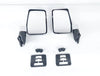 Landcruiser 60 Series (1987-1990) LH+RH Chrome Flat Side Door Mirror