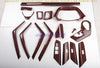 Toyota Rav4 17 x Agate Wood Grain Glossy ABS Interior Trim (2013–2018)