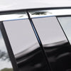 Nissan Rogue 6Pcs Black Door Window Trim Pillar Posts (2021–2023)