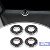 Mercedes Benz E C Class GLC 4 x Black Car Door Lock Stickers (2015-2019)