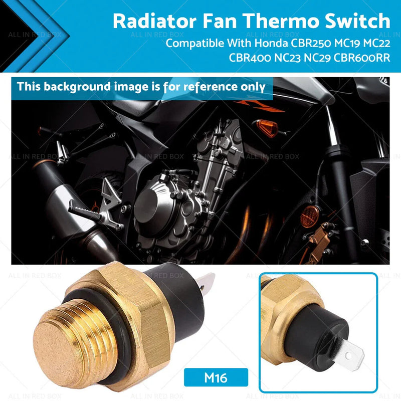 Honda CBR250 MC19 MC22 CBR400 NC23 NC29 Radiator Fan Thermo Switch