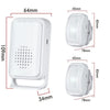 Business Wireless Motion Sensor Alarm Door Chime with 1 Receiver