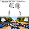 M6 Motorcycle Rear View Mirrors / Handlebar Chrome Aluminum