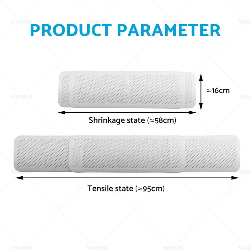 Home Use Adjustable A/C Windshield Baffle Shield