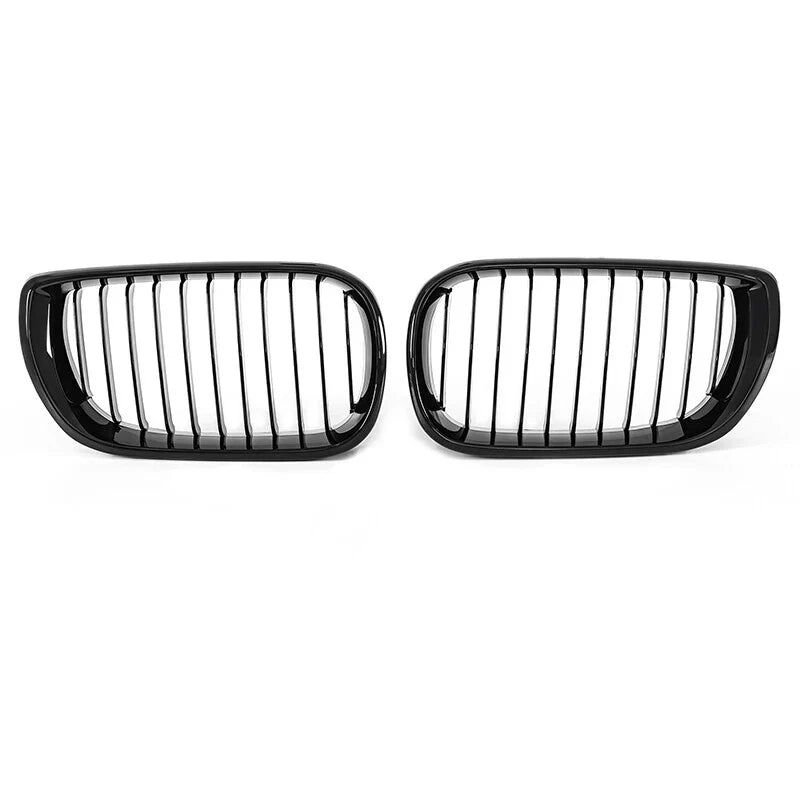 BMW E46 325i 2002-2005 Gloss Black Front Bumper Kidney Grille