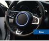 Jaguar XF XE F-PACE Car Steering Wheel Sticker Aluminum Center Emblem Fit