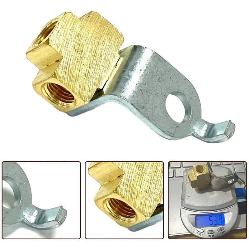 3 / 16in Tube with Mounting Bracket, Inverted Flare 3 / 8-24 Brake Line Tee