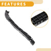 Honda CR-V (2007-2011) Black Rear Bumper Support Bracket 1 Pair