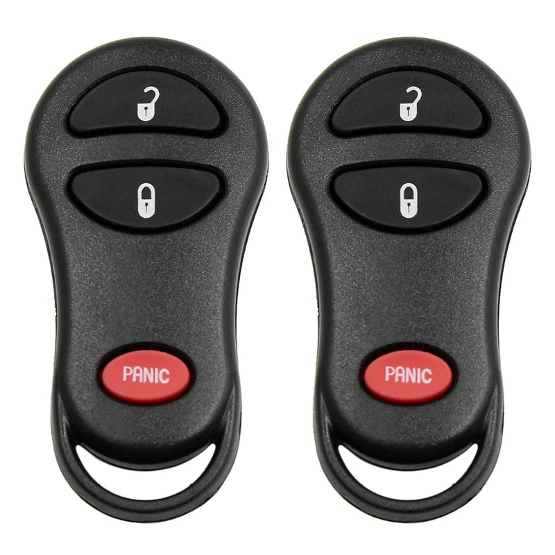 Dodge 2 x 3 Button Key Fob Remote Case Shell (2001-2005)
