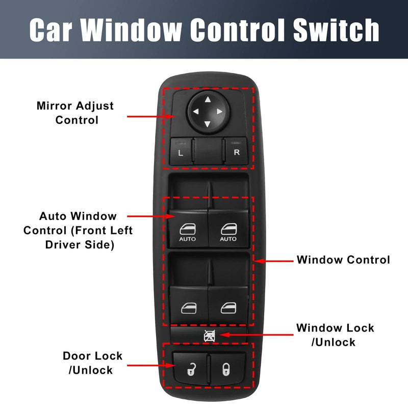 Ram 5500 Car Window Switch Button Panel (2010-2023)