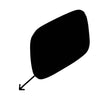 Toyota Prius Black Front Right Bumper Tow Hook Eye Cover (2019-2021)