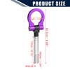 Hyundai Veloster Purple Round Front Rear Bumper Trailer Tow Hook Screw