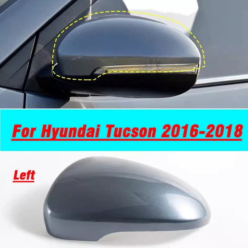 Hyundai Tucson Left Drive Side Mirror Cap Cover Blue (2016–2018)