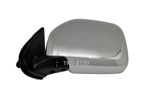 Toyota Hilux MK4 MK5 LH Manual Side View Mirror Chrome (1998-2004)