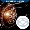 Dirt Bike 428 Pitch 37T 52mm Motorcycle Chain Sprocket Rear