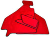Ferrari F355 (1994-1999) - AutoWin Brand Red Alcantara Floor Mats
