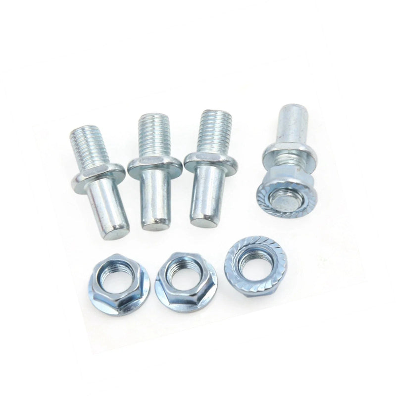 CG Bolts / 4 Pcs / Silver Tone Motorcycle Rear Driven Sprocket Screws