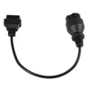 Porsche DC 12V 19 to 16 Pin OBD2 Cable, 40cm
