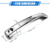 Toyota Tundra Silver Tone Door Handle Cover Kit (2007-2018)