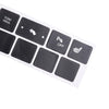 Jeep Cherokee Heated Seat Traction Button Decal Sticker Set (2005-2009)
