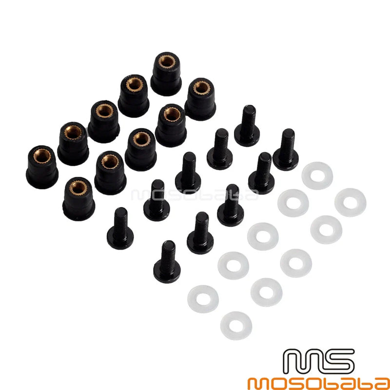 Motorcycle Fairing Bolts M5x18mm Stainless Steel Screws (All Years)