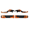 Honda Forza 125 300 Orange Extendable Brake Clutch Lever Grip Set