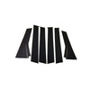 Honda Fit Jazz 6Pcs Black Door Window Pillar Posts Cover Trim (2014-2019)
