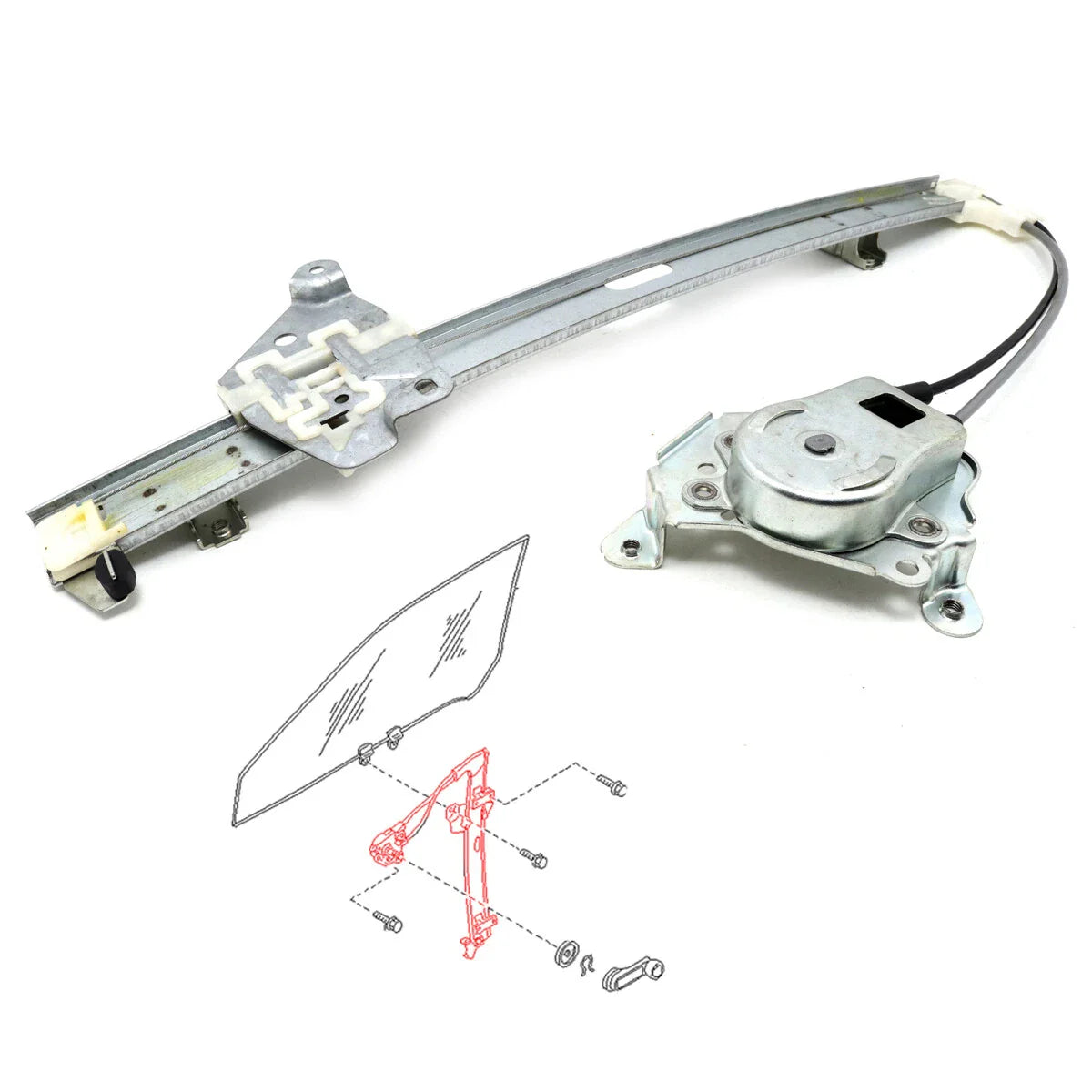 Front Door Window Regulator for Nissan Pathfinder Terrano 1985-1995