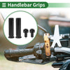 Motorcycle Handlebar Rubber Black 7/8" 22mm Hand Grips Cover