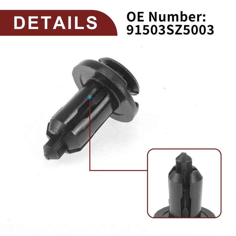 Honda Pilot 2003-2015, Accord 1997-2007 Front Fender Skirt Clips 50 x